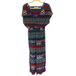 Tantrums Navajo Full Color Super Stretch Maxi Dress-Size PL